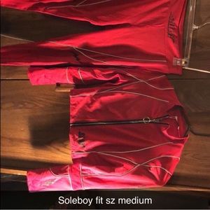 Red soleboy outfit